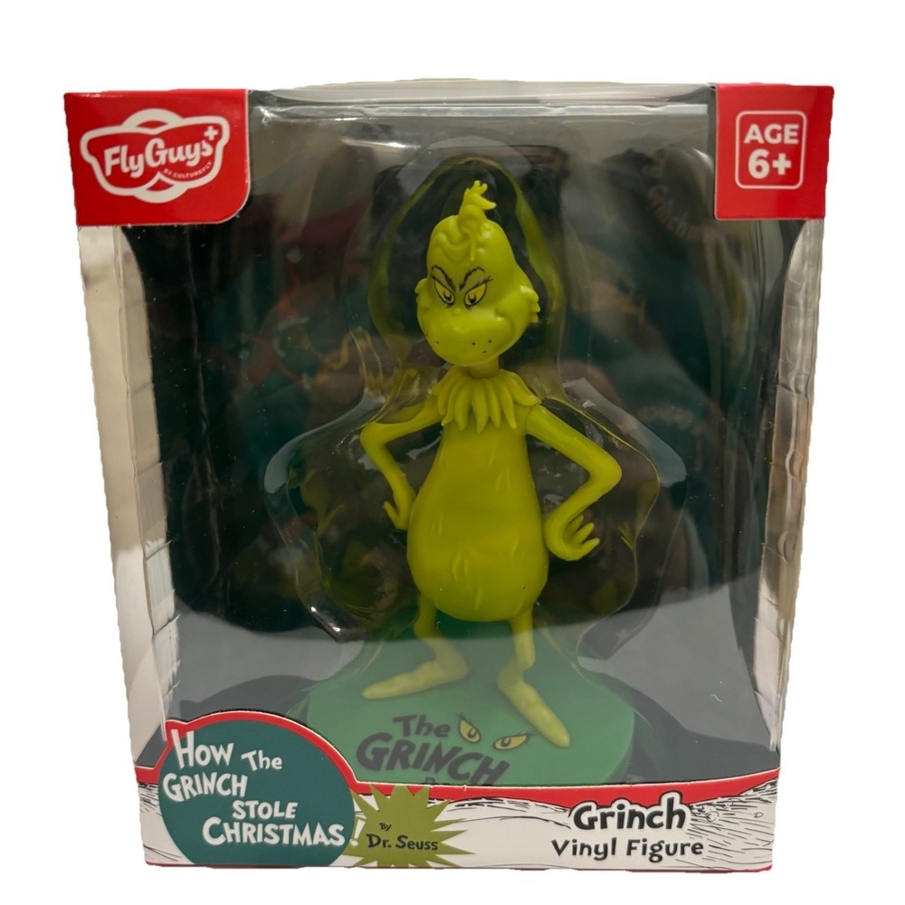 NEW Culturefly The Grinch by Dr. Seuss THE GRINCH Vinyl Fly Guys Figure
